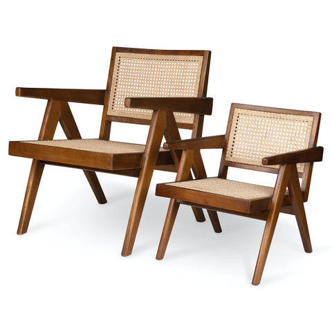 Junior Easy Lounge Chair - Dark Brown