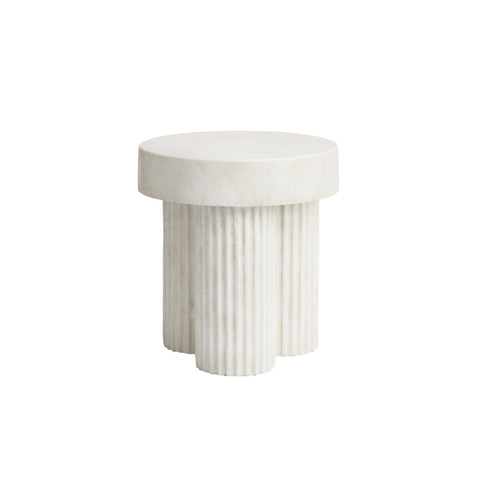 GEAR SIDE TABLE Chalk